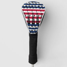 Funda Para Palo De Golf Bandera de la Libertad de la Dama de Estados Unido