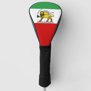 Funda Para Palo De Golf Bandera de la Monarquía Constitucional del Irán (1