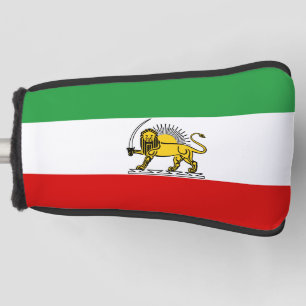 Funda Para Palo De Golf Bandera de la Monarquía Constitucional del Irán (1