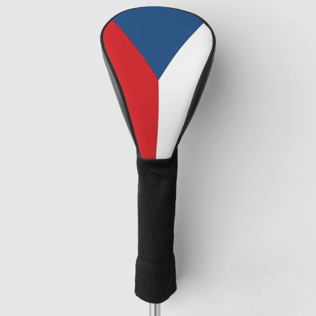 Funda Para Palo De Golf Bandera de la República Checa Patriótica checa (Anverso)