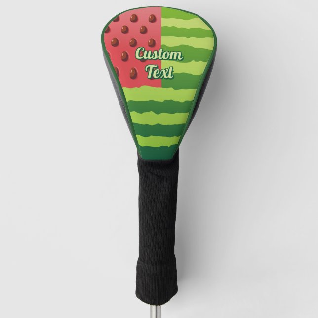 Funda Para Palo De Golf Bandera de la sandía (Anverso)