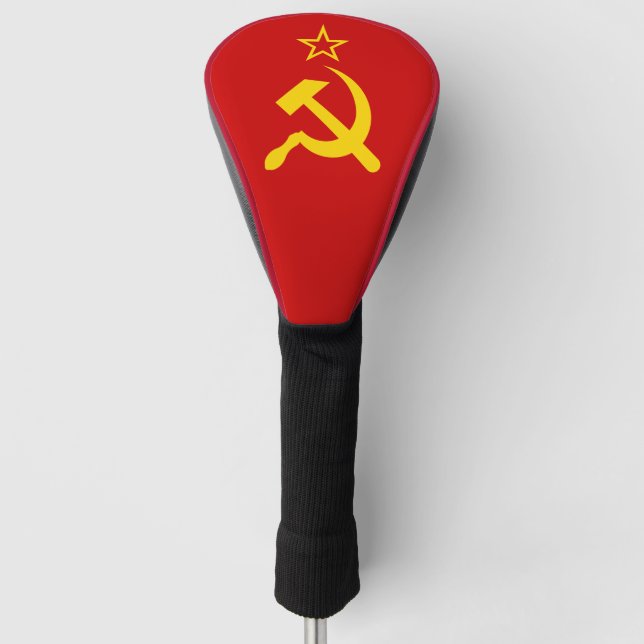 Funda Para Palo De Golf Bandera de la URSS - Bandera de la Unión Soviética (Anverso)