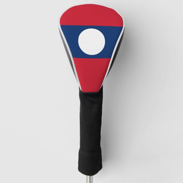 Funda Para Palo De Golf Bandera de Laos (Anverso)
