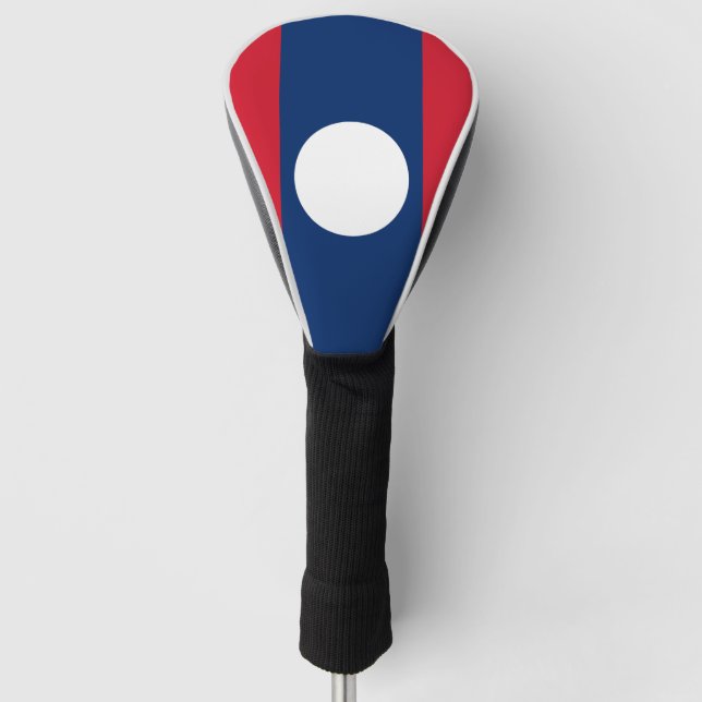 Funda Para Palo De Golf Bandera de Laos (Anverso)
