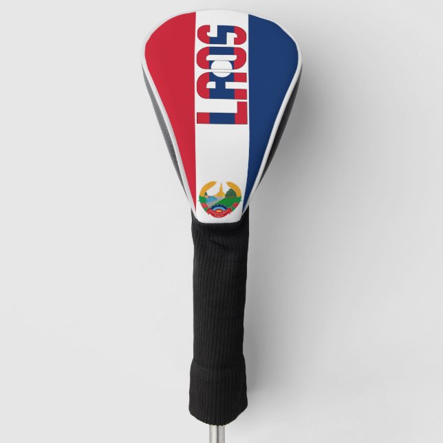 Funda Para Palo De Golf Bandera de Laos espléndido patriótico (Anverso)