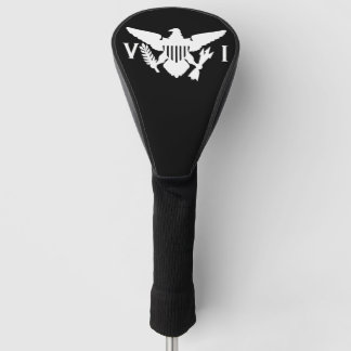 Funda Para Palo De Golf Bandera de las Islas Vírgenes de Estados Unidos, b