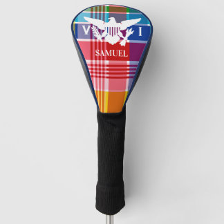Funda Para Palo De Golf Bandera de las Islas Vírgenes de Estados Unidos, M