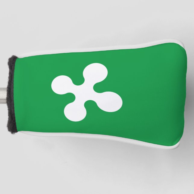 Funda Para Palo De Golf Bandera de Lombardia (Italia) (Anverso)