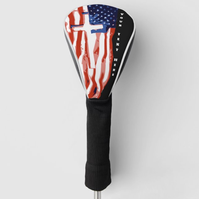 Funda Para Palo De Golf Bandera de los Estados Unidos (C) (Anverso)