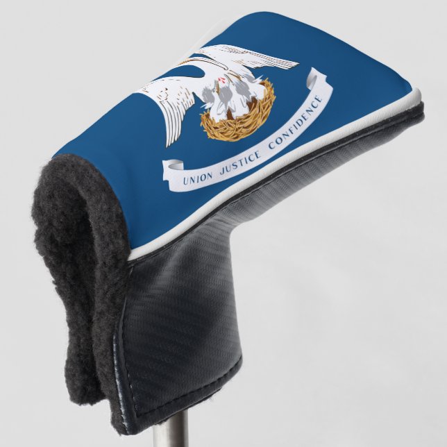 Funda Para Palo De Golf Bandera de Luisiana (Anverso 3/4)