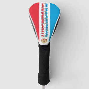 Funda Para Palo De Golf Bandera de Luxemburgo Magnífico Patriótico