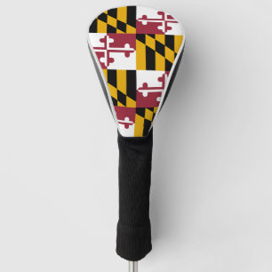 Funda Para Palo De Golf Bandera de Marylander, bandera del estado
