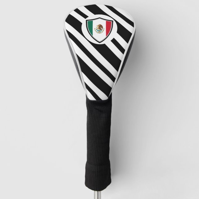 Funda Para Palo De Golf Bandera de México (Anverso)