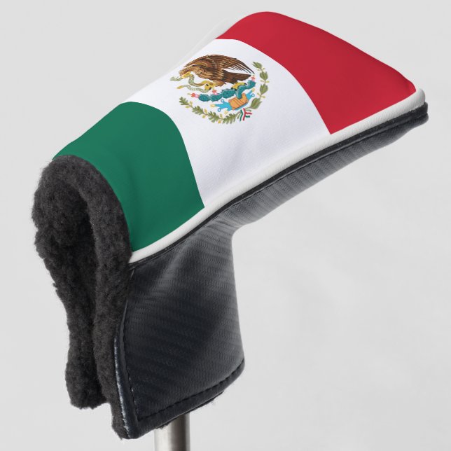 Funda Para Palo De Golf Bandera de México (Anverso 3/4)