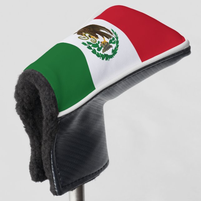 Funda Para Palo De Golf Bandera de México Patriótico (Anverso 3/4)