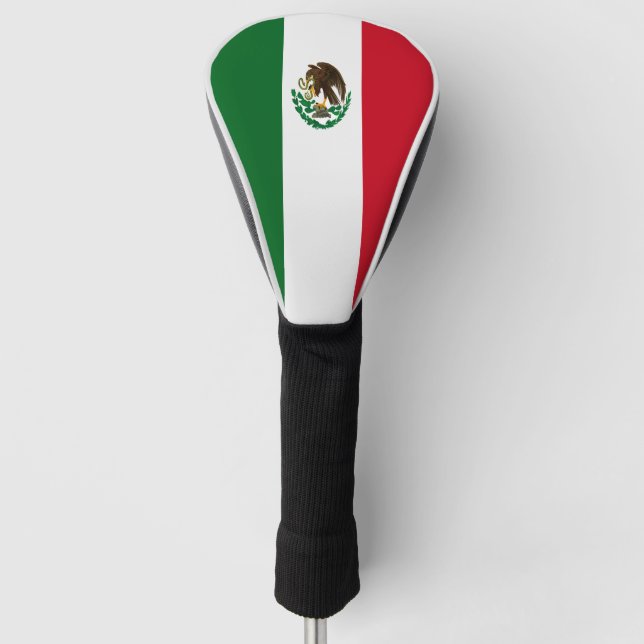Funda Para Palo De Golf Bandera de México Patriótico (Anverso)