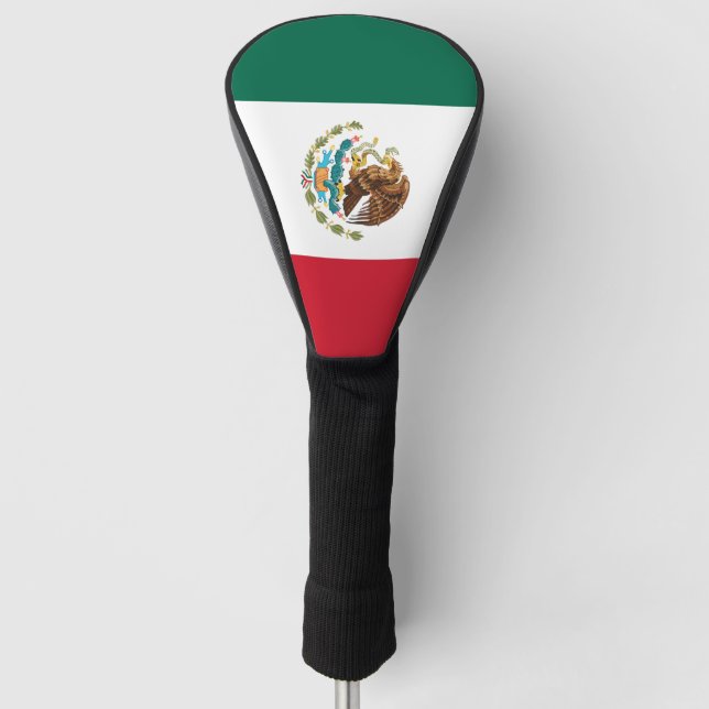 Funda Para Palo De Golf Bandera de México Patriótico (Anverso)