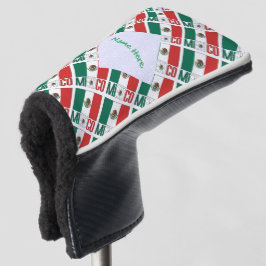 Funda Para Palo De Golf Bandera de México Personalizada Rectangular en Bal