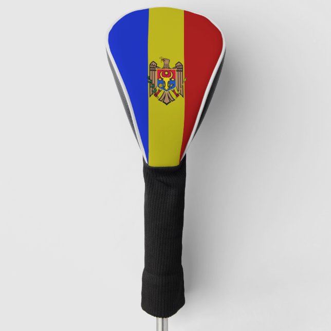 Funda Para Palo De Golf Bandera de Moldavia (Anverso)