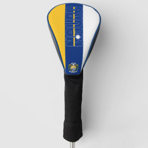 Funda Para Palo De Golf Bandera de Nauru Magnífico patriótico