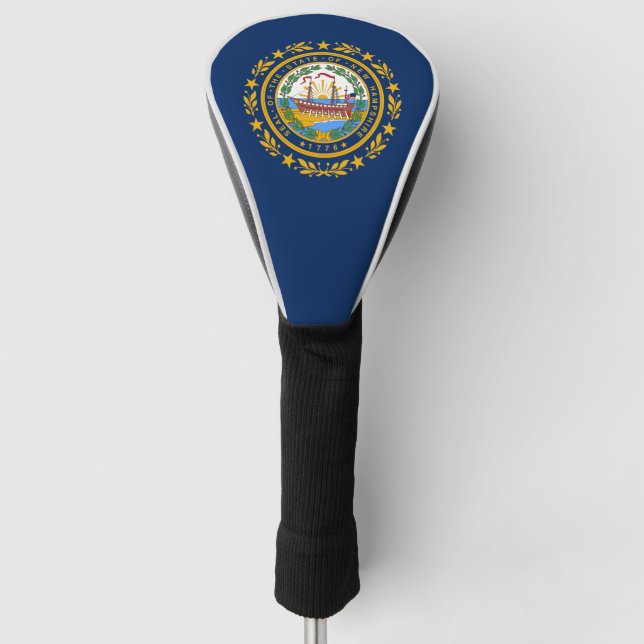 Funda Para Palo De Golf Bandera de New Hampshire (Anverso)