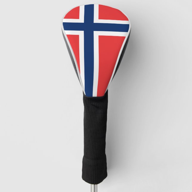 Funda Para Palo De Golf Bandera de Noruega (Anverso)