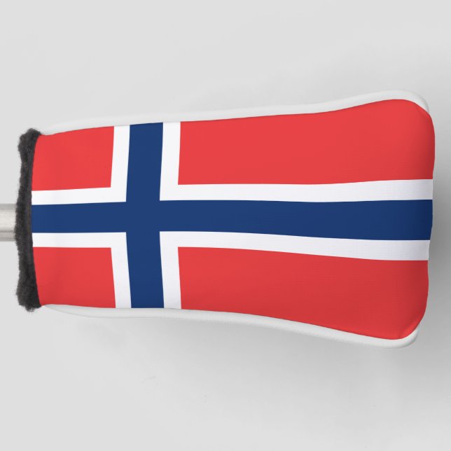 Funda Para Palo De Golf Bandera de Noruega (Anverso)