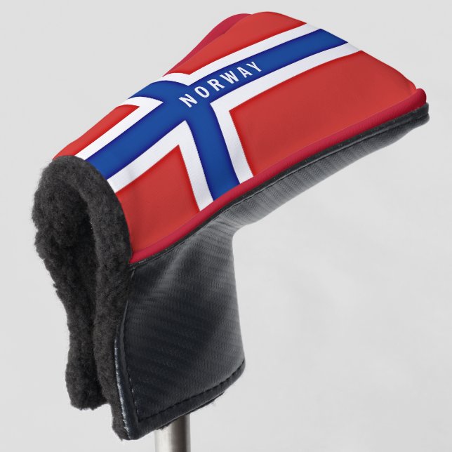 Funda Para Palo De Golf Bandera de Noruega (Anverso 3/4)