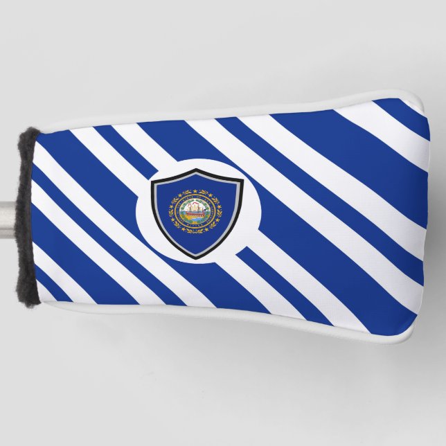 Funda Para Palo De Golf Bandera de Nuevo Hampshire (Anverso)