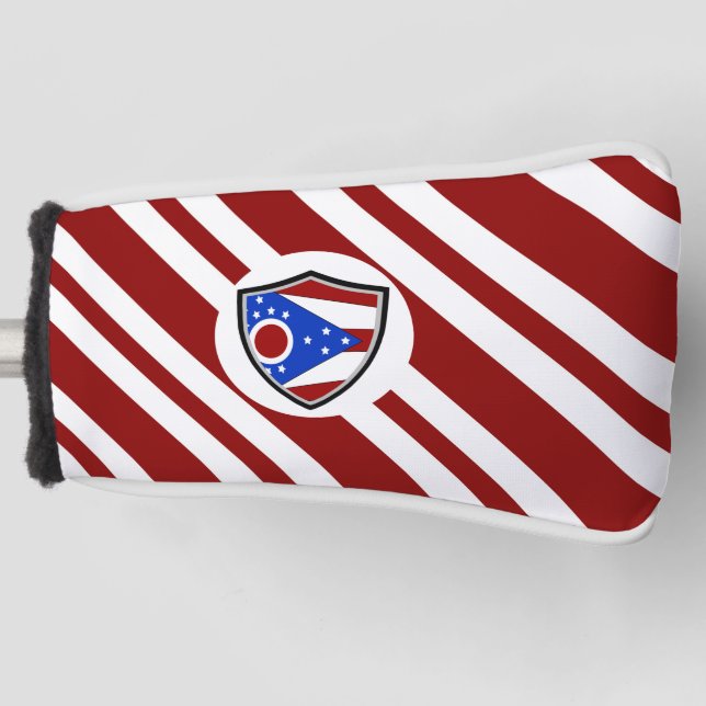 Funda Para Palo De Golf Bandera de Ohio (Anverso)