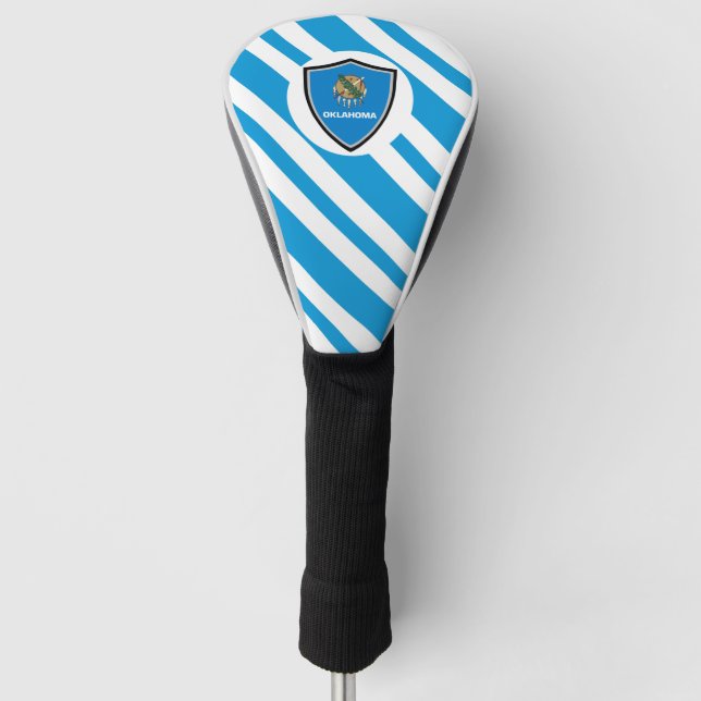 Funda Para Palo De Golf Bandera de Oklahoma (Anverso)