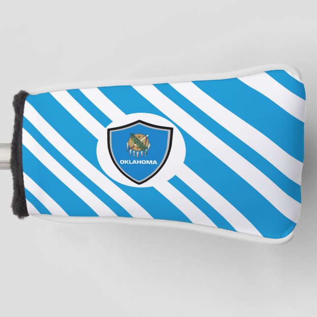 Funda Para Palo De Golf Bandera de Oklahoma (Anverso)