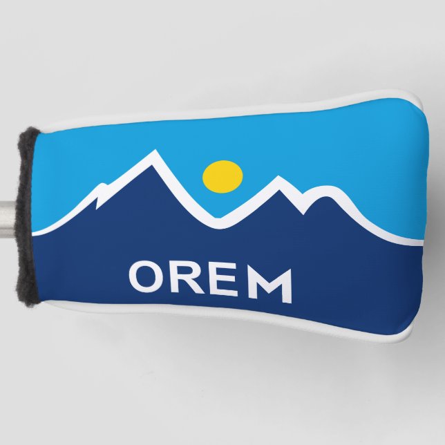 Funda Para Palo De Golf Bandera de Orem, Utah (Anverso)