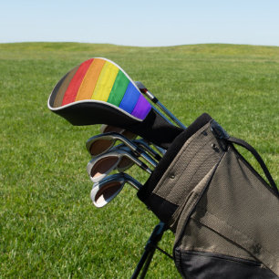 Funda Para Palo De Golf Bandera de orgullo gay inclusivo de SlipperyJoe's