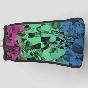 Funda Para Palo De Golf Bandera de orgullo polissexual groovy ecléctica re