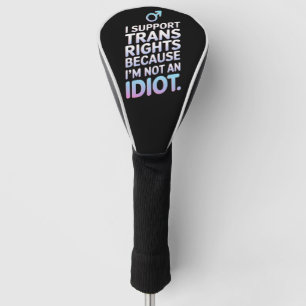 Funda Para Palo De Golf Bandera de orgullo trans aliado de apoyo 