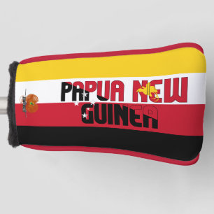Funda Para Palo De Golf Bandera de Papúa Nueva Guinea espléndida cabeza pa