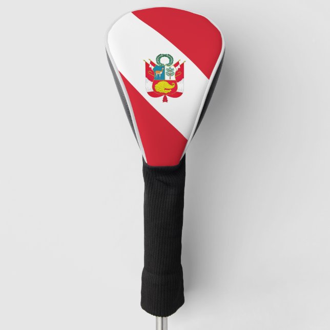 Funda Para Palo De Golf Bandera de Perú (Anverso)