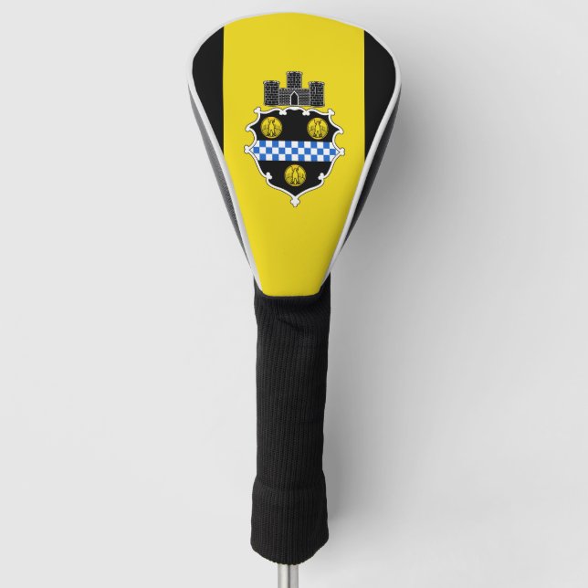 Funda Para Palo De Golf Bandera de Pittsburgh, Pennsylvania (Anverso)