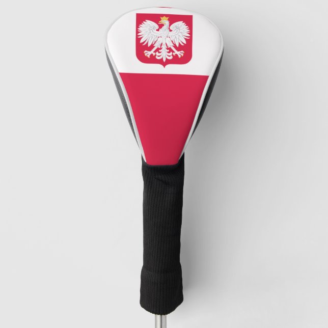 Funda Para Palo De Golf Bandera de Polonia (Anverso)
