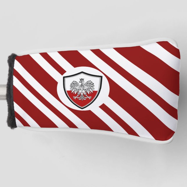Funda Para Palo De Golf Bandera de Polonia (Anverso)