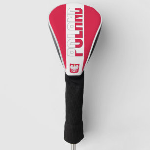 Funda Para Palo De Golf Bandera de Polonia espléndida patriótica
