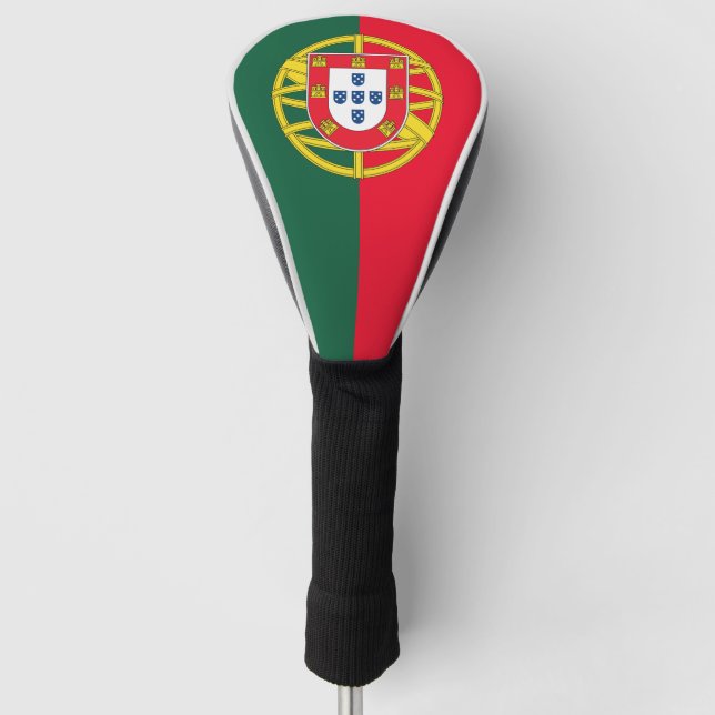 Funda Para Palo De Golf Bandera de Portugal (Anverso)