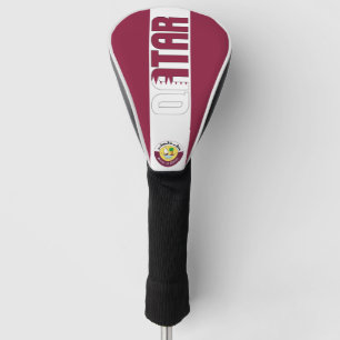 Funda Para Palo De Golf Bandera de Qatar espléndida patriótica