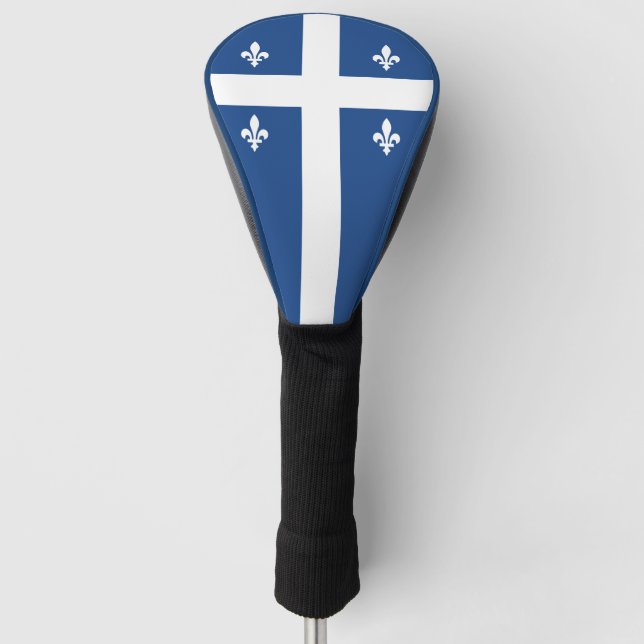 Funda Para Palo De Golf Bandera de Quebec, Canadá (Anverso)