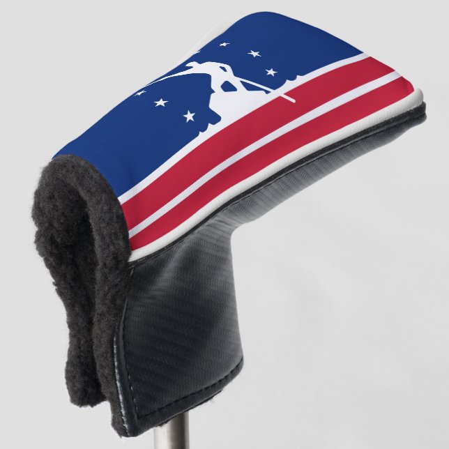 Funda Para Palo De Golf Bandera de Richmond, Virginia (Anverso 3/4)