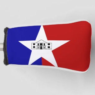 Funda Para Palo De Golf Bandera de San Antonio, Cubierta de Cabeza de Golf