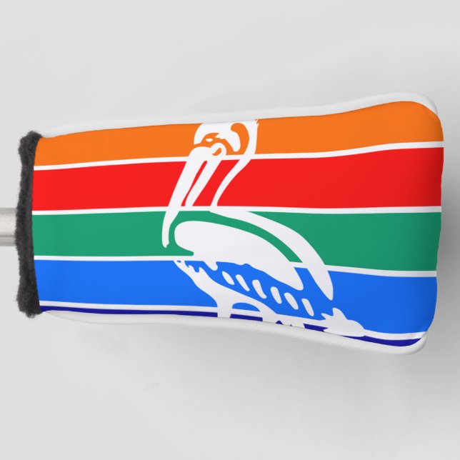 Funda Para Palo De Golf Bandera de San Petersburgo (Florida) (Anverso)