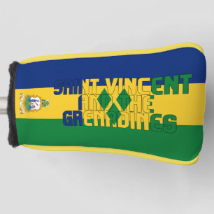Funda Para Palo De Golf Bandera de San Vicente y las Granadinas