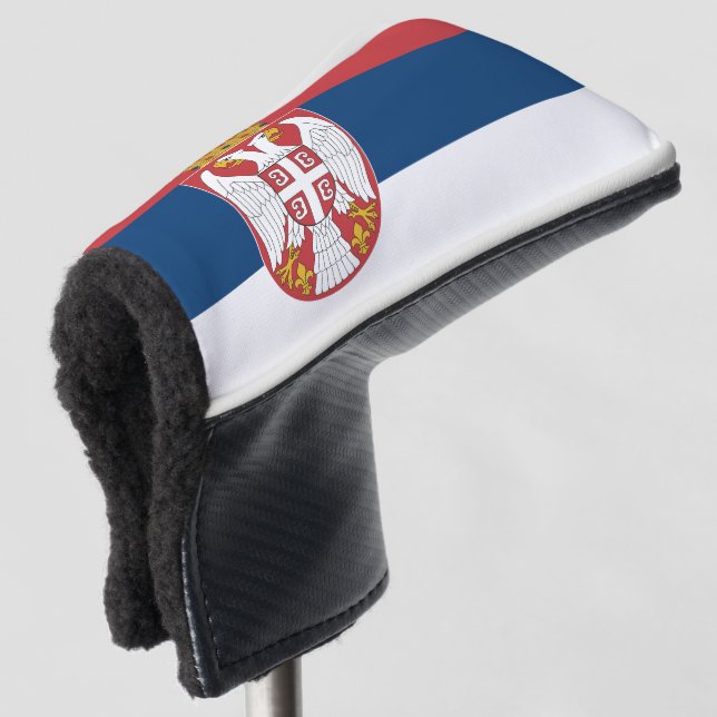 Funda Para Palo De Golf Bandera de Serbia (Anverso 3/4)